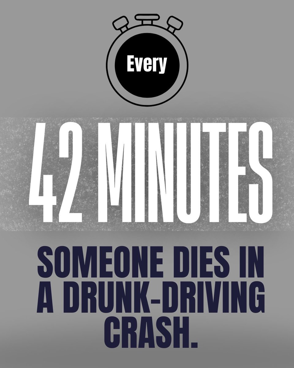 Sadly, more than 12,000 people died in alcohol-impaired crashes in 2023. These deaths were all preventable. 

Buzzed Driving Is Drunk Driving.