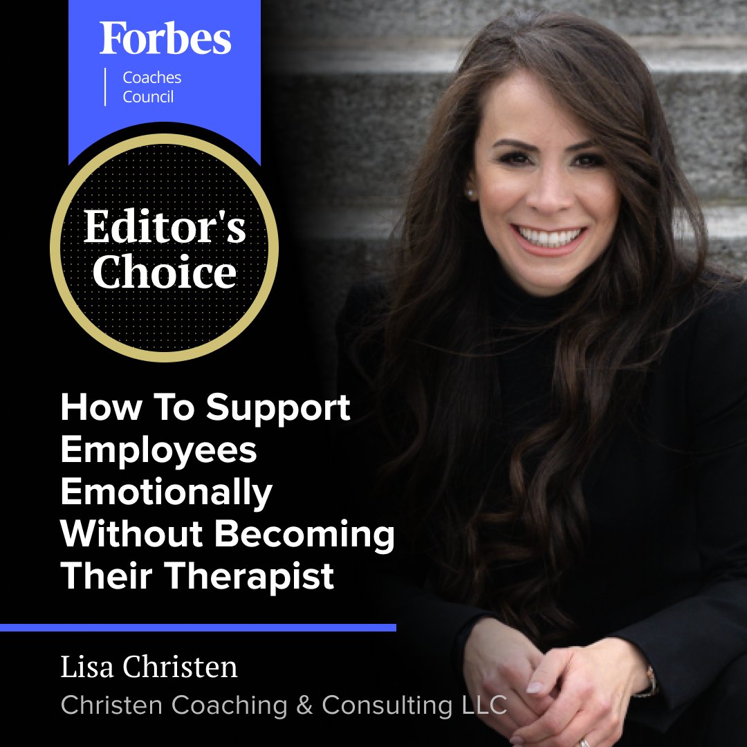Forbes Coaches Council (@forbescoaches) on Twitter photo 🌟 Editor's Choice 🌟
<a href="/LisaJChristen/">Lisa Christen</a> shares the “Acknowledgment + Movement” approach to support emotional challenges without burning out. hubs.li/Q03kXHRl0
#LeadershipSkills #EmotionalIntelligence #TeamSupport #ResilientLeadership #WorkplaceWellbeing 🌟 Editor's Choice 🌟
<a href="/LisaJChristen/">Lisa Christen</a> shares the “Acknowledgment + Movement” approach to support emotional challenges without burning out. hubs.li/Q03kXHRl0
#LeadershipSkills #EmotionalIntelligence #TeamSupport #ResilientLeadership #WorkplaceWellbeing