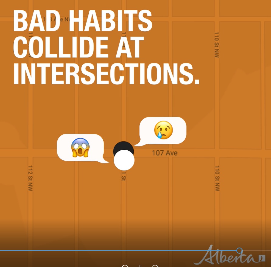 DYK that 94% of #distracteddriving convictions were for using a hand-held electronic device while driving? It’s illegal for driver’s to use electronic devices while driving on all roads in Alberta, even while stopped at a red light. #ABRoads #DriveSafe #RoadSafety