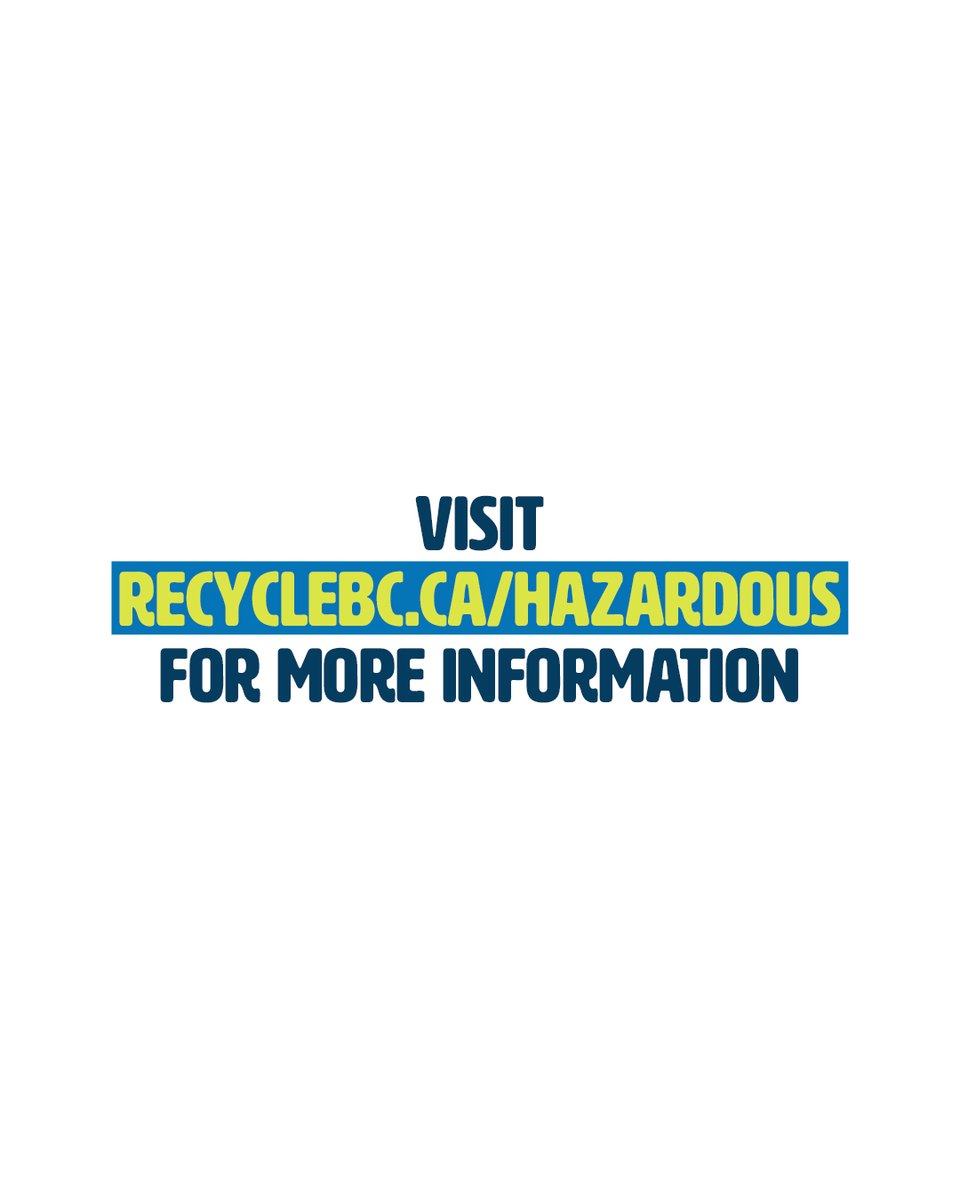 Packing propane canisters, bug spray, batteries, or lighter fluid?  These items are hazardous and should NEVER go in your home recycling bin—they can cause fires and put workers at risk!⚠️

Learn more about hazardous materials + nearest drop off locations: RecycleBC.ca/Hazardous