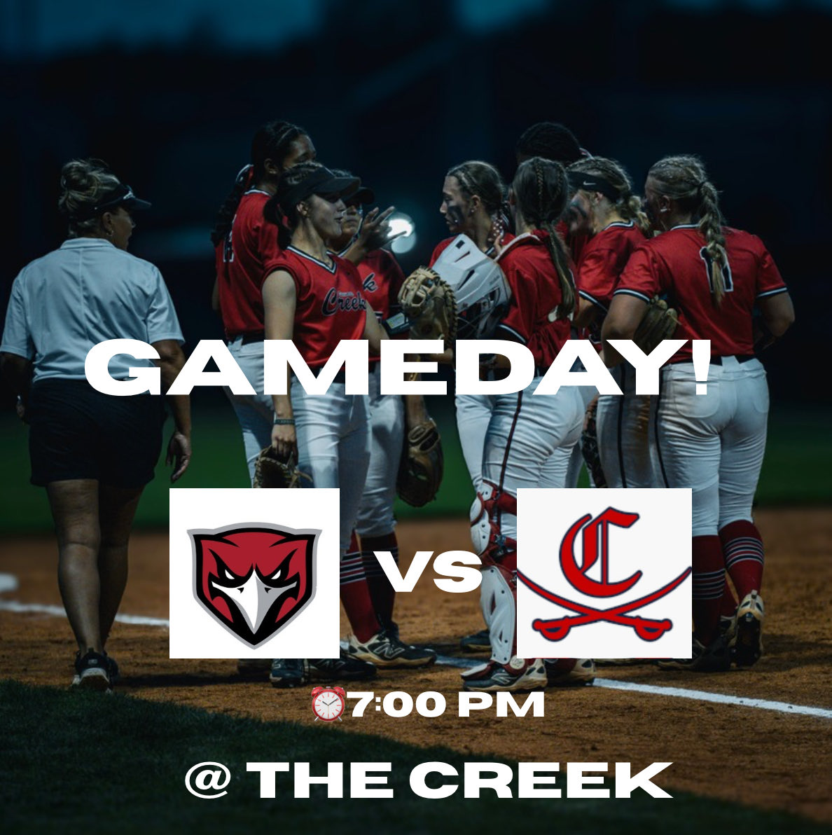 Come out and support your Lady Red Hawks 1st round District 7AAAA Tournament