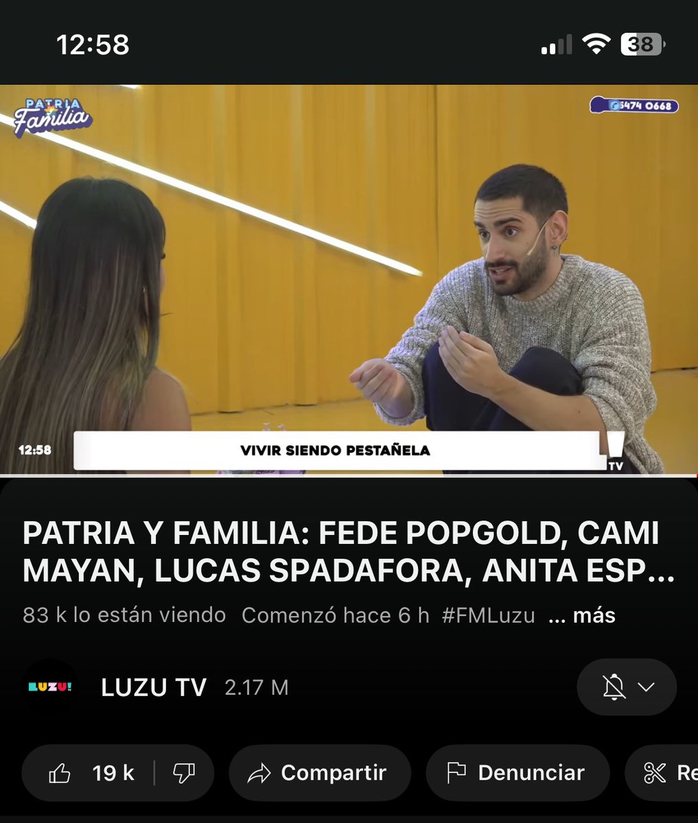 soledadalegre's tweet photo. #PatriaYFamilia primeros, manteniendo los números con 83K
#elfindelamor 59K
#LuzuTv
#olga https://t.co/wA5lPb095w