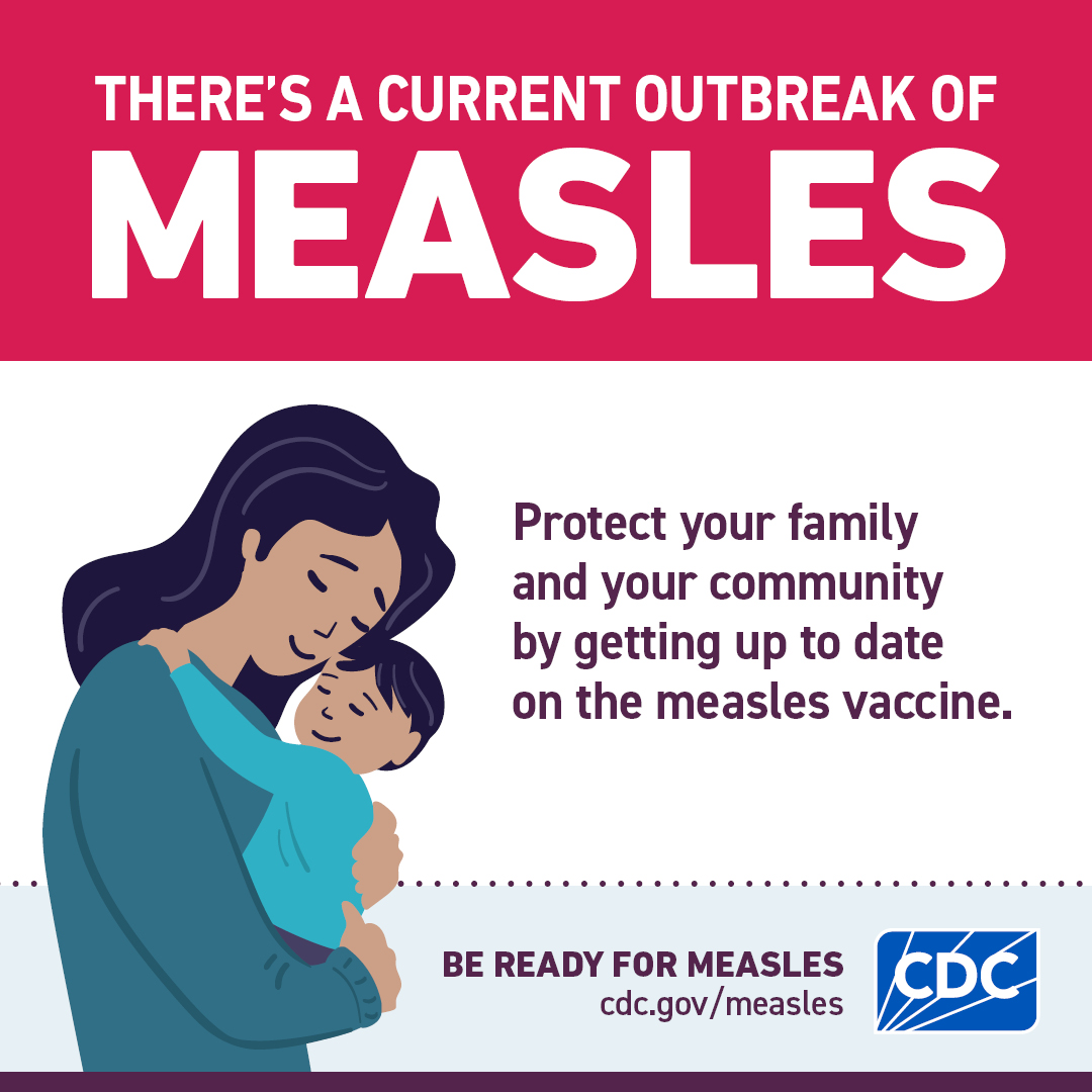 You have the power to protect your child. 💪
Provide your children with safe and long-lasting protection against #measles by making sure they get the measles-mumps-rubella (MMR) vaccine. Talk to your healthcare provider if you have questions.
Learn more at: