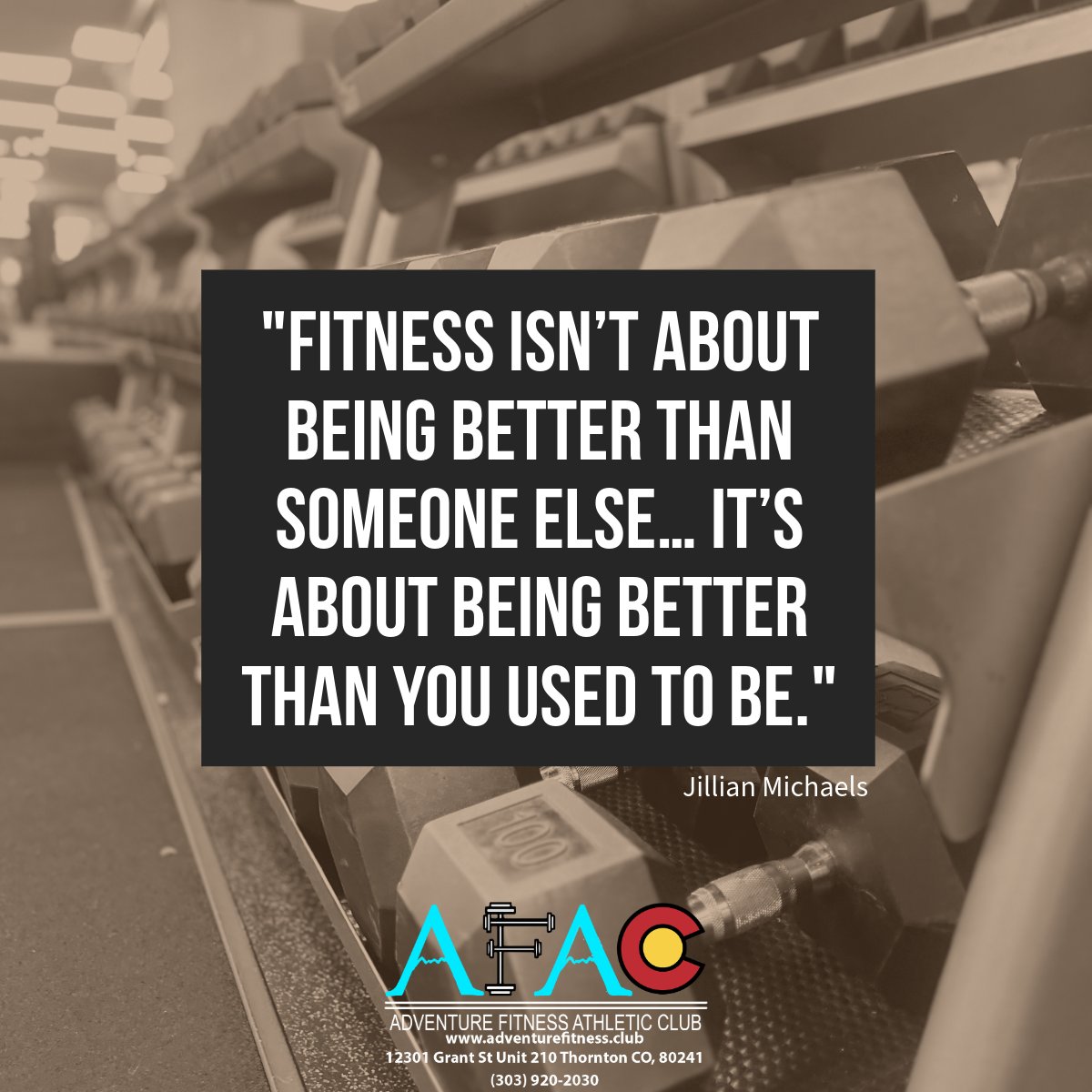 AdventureFT's tweet photo. π Happy Motivational Monday from all of us at Adventure Fitness Athletic Club! πͺ
A new week means new chances to push your limits, crush your goals, and become the strongest version of YOU. Letβs get after itβtogether! π
#MotivationalMonday #AFACStrong #StartYourWeekStrong https://t.co/DU6M86jiLd