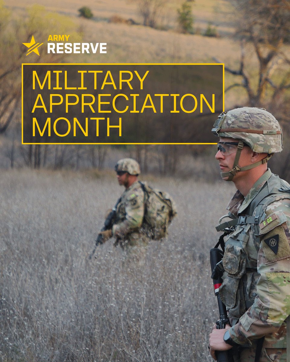 Throughout the month of May, we observe Military Appreciation Month, which is dedicated to those who serve and have served in the United States Armed Forces. 🇺🇸 

We thank you for your unwavering commitment to our nation.