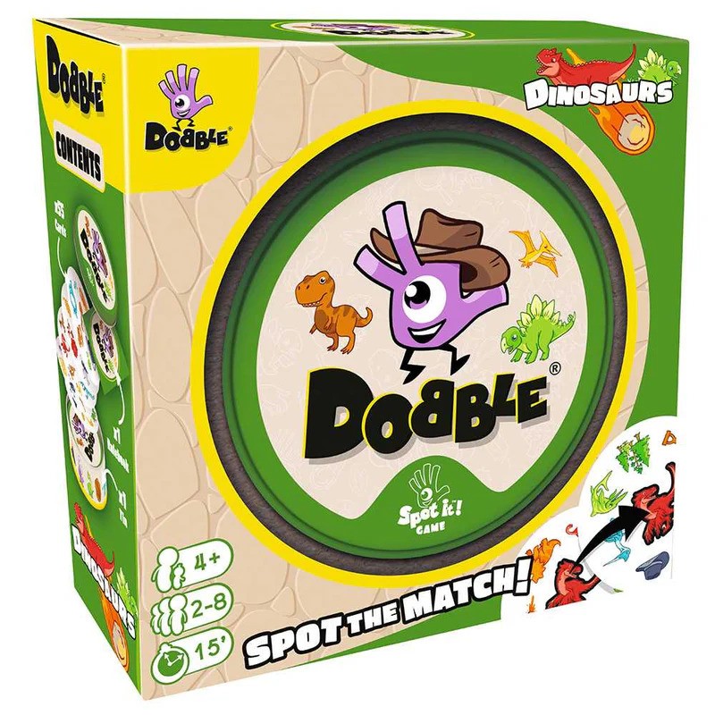 GamesLoreUK's tweet photo. Get ready for a prehistoric twist on the classic Dobble game.

Dobble Dinosaurs combines speed, sharp observation, and a love for dinosaurs in a fast-paced game for all ages.

https://t.co/x9QRTEJZFJ

#tabletop #boardgames #dobble #gameslore #preorder #preorders #dinosaurs https://t.co/789mJ8L3OP