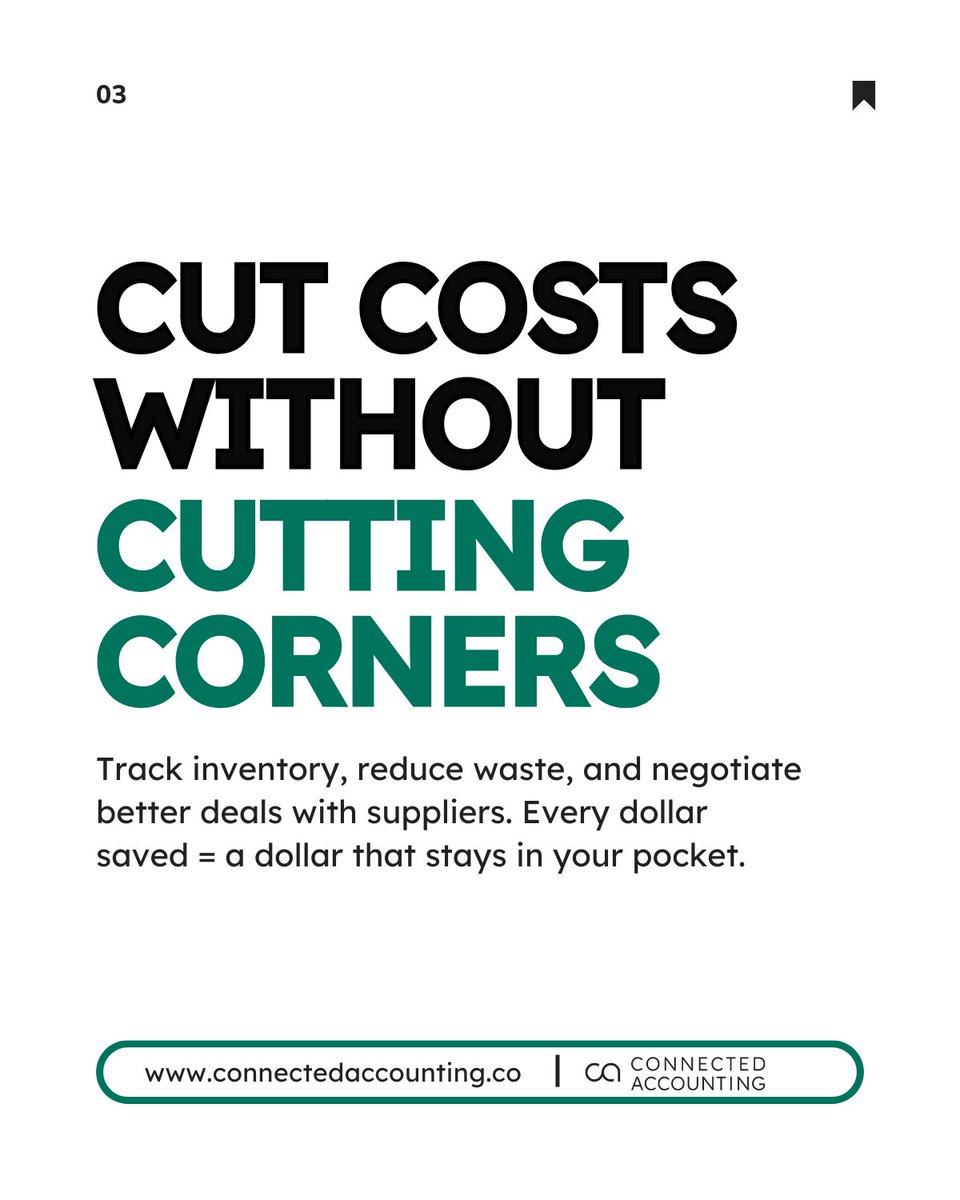 connectedacct's tweet photo. A Restaurant Owner Called Me in a Panic - "We’re booked solid every night… but we’re out of cash. How?"

Here’s how to keep the cash flowing:
Budget for Reality
Cut Costs w/o Cutting Corners
Use Credit Wisely
Check Cash Flow Every Week
Plan for the Unexpected https://t.co/AfTjIytaeF