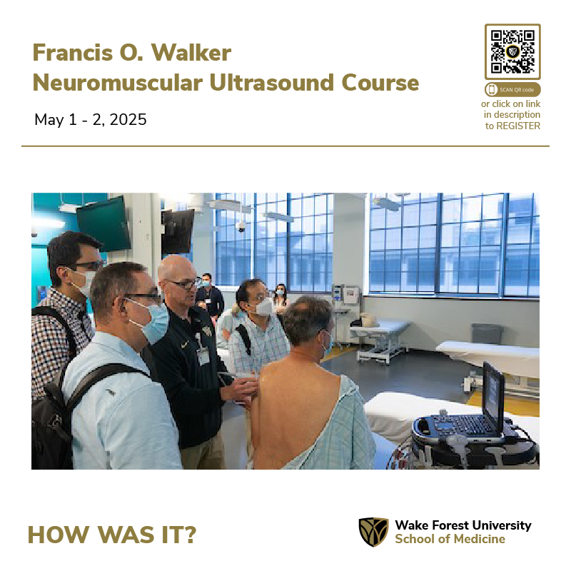 Wake Forest Ultrasound (@ultrasoundwake) on Twitter photo How was our #Neuromuscular #Ultrasound #course?
northwestahec.wakehealth.edu/t3/courses-and…
---
<a href="/AtriumHealthWFB/">Atrium Health Wake Forest Baptist</a> <a href="/UltrasoundWake/">Wake Forest Ultrasound</a> <a href="/wakeforestmed/">Wake Forest University School of Medicine</a> #onlineclass #scanning #cometrainwiththebest #healthcareexcellence #healthcare #May #virtualdidactics How was our #Neuromuscular #Ultrasound #course?
northwestahec.wakehealth.edu/t3/courses-and…
---
<a href="/AtriumHealthWFB/">Atrium Health Wake Forest Baptist</a> <a href="/UltrasoundWake/">Wake Forest Ultrasound</a> <a href="/wakeforestmed/">Wake Forest University School of Medicine</a> #onlineclass #scanning #cometrainwiththebest #healthcareexcellence #healthcare #May #virtualdidactics