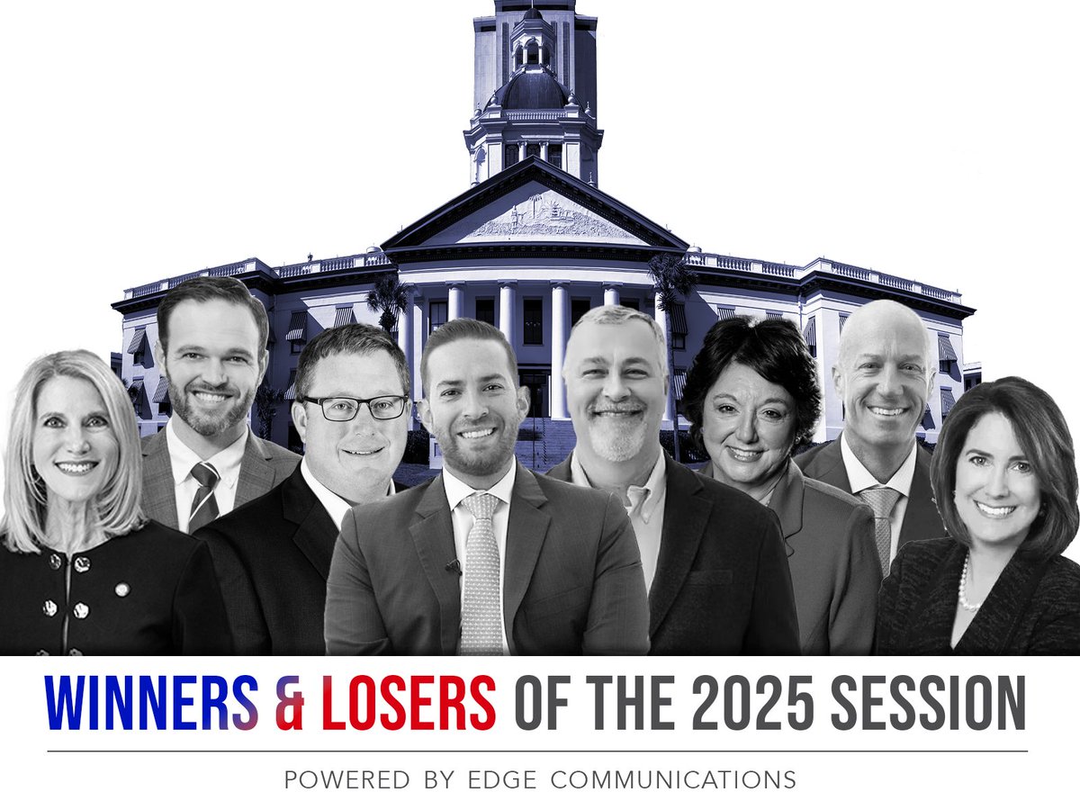 Peter Schorsch (@peterschorschfl) on Twitter photo Winners and losers emerging from the 2025 Legislative Session
<a href="/realRyanNicol/">Ryan Nicol</a> & <a href="/Fla_Pol/">Florida Politics</a> report
flapol.com/3Z1sXji
#FlaPol Winners and losers emerging from the 2025 Legislative Session
<a href="/realRyanNicol/">Ryan Nicol</a> & <a href="/Fla_Pol/">Florida Politics</a> report
flapol.com/3Z1sXji
#FlaPol