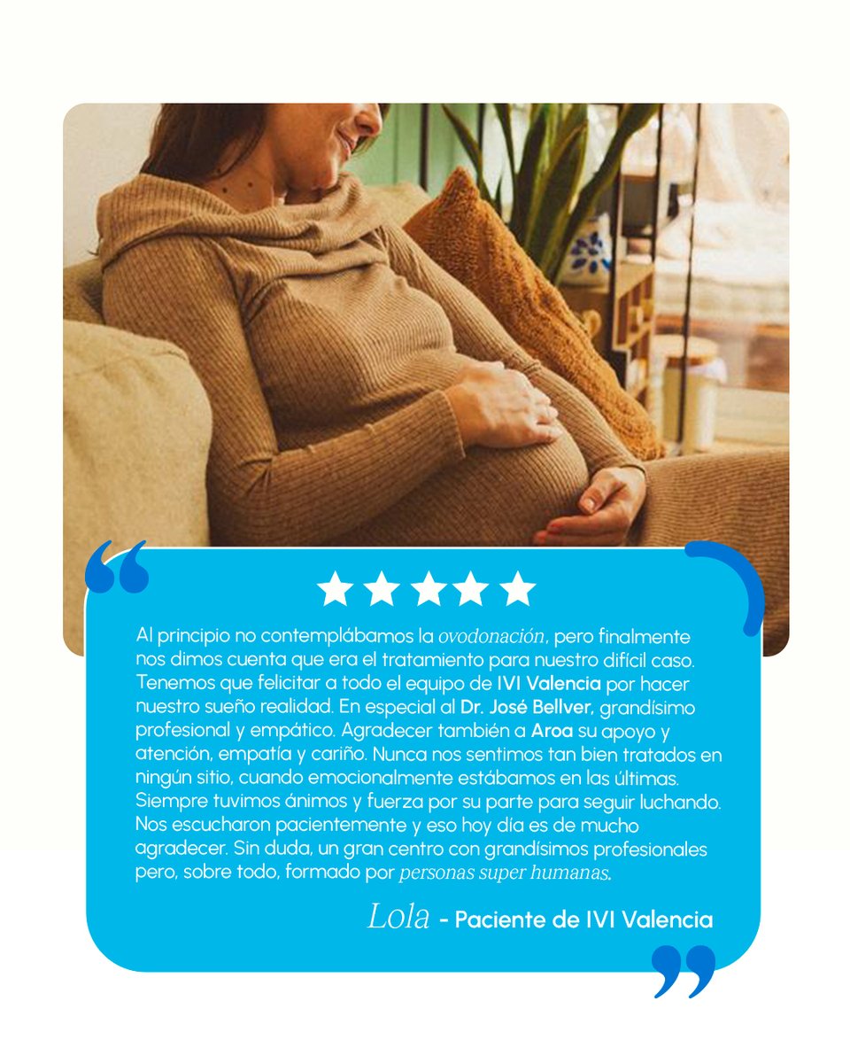 Gracias a un equipo de profesionales como el de IVI Valencia, este sueño se hizo realidad. Nos encanta saber que, con apoyo y cuidado, muchas veces todo es posible. 

#IVIValencia #Ovodonación #Fertilidad