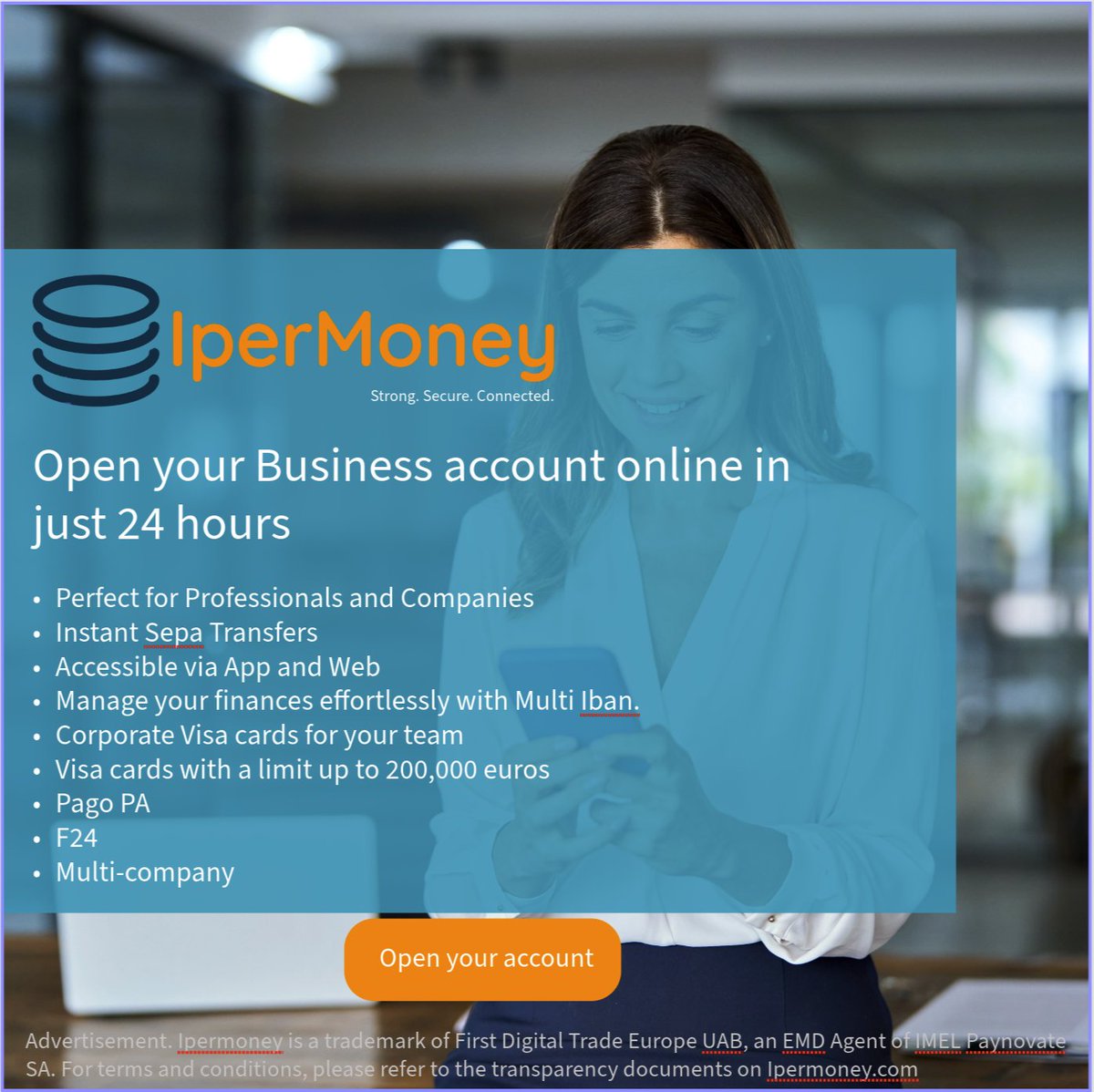 IperMoney's tweet photo. #IperMoney digital banking for ambitious companies https://t.co/L1DQkE1Gqc