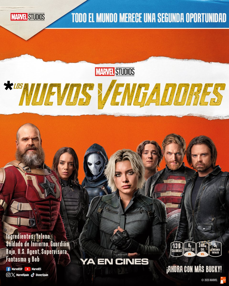 #̶T̶h̶u̶n̶d̶e̶r̶b̶o̶l̶t̶s̶* #LosNuevosVengadores de Marvel Studios, ¡ya en cines!

🎟️ Hazte con tus entradas: thunderboltspelicula.es
