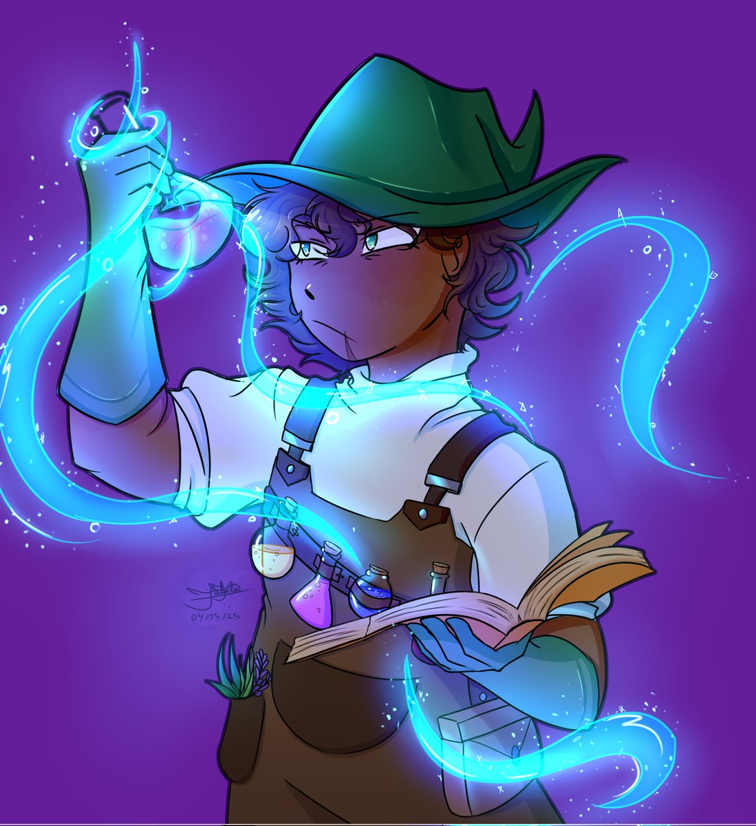 drajur44's tweet photo. °•Gary S. de Doram🧪
Um desenho interminado de um aprendiz de alquimista da minha história medieval :)
#medieval #doram #digitalart #alchemist #magia https://t.co/Lh78EXIIrf
