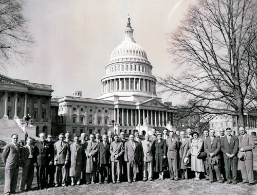 On May 5, 1961, 69 people from several states gathered at the Patterson Hotel in Bismarck, North Dakota, to sign Articles of Incorporation for Basin Electric. Learn more 👉: basinelectric.com/about-us/organ…