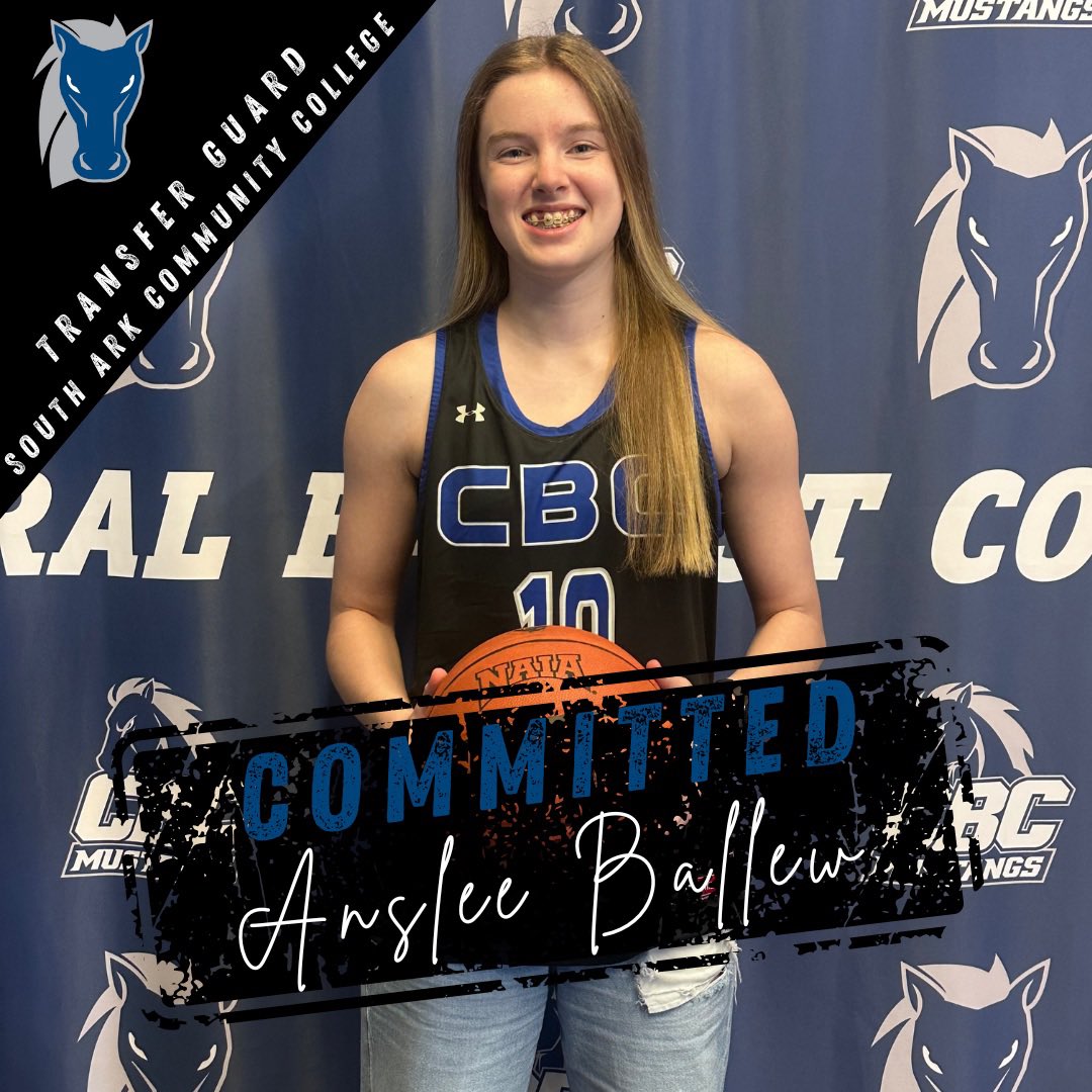 Help us welcome another one of our newest commitments, Anslee Ballew! Anslee will be a transfer guard from SouthArk Community College. We are so excited for her to join the family this fall!💙🤍