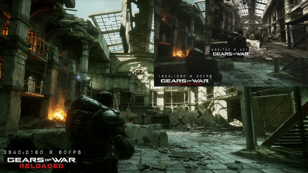 charlieINTEL's tweet photo. Gears of War: Reloaded includes the original Gears of War fully remastered with access to all of the campaign and multiplayer including cross play. 

Launching August 26th for $39.99 on PS5, Xbox Series X|S, and PC. Also on Xbox Game Pass. https://t.co/sgiWYqfo2u