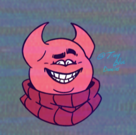 TinyBlueDoodles's tweet photo. [ART STYLE TESTING FOR FUN] 

He forgor

I just made this, but now i have a feeling like i'll get replied with memes or some shit. I feel it, i know it!!
#srpelo #sr_pelo #spookymonth #spookymonth #bobvelseb #bobvelsebfanart #bobvelsebspookymonth https://t.co/epfrrliweU