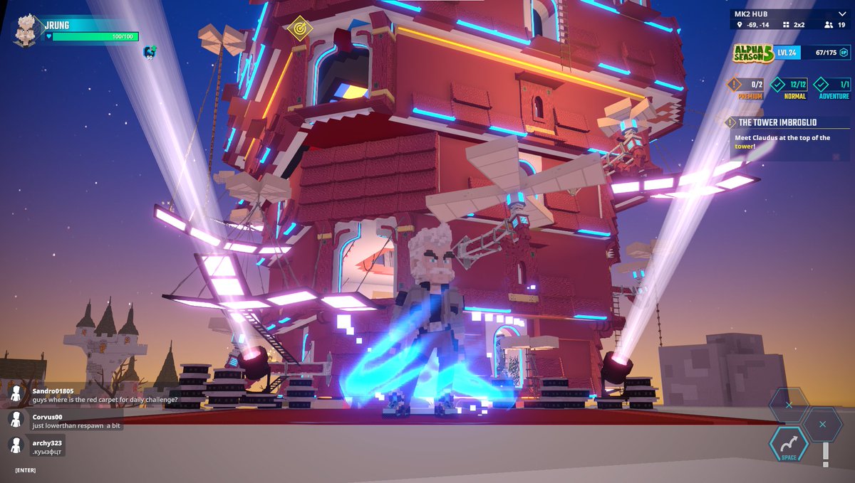 Rate my catwalk in <a href="/TheSandboxGame/">The Sandbox</a> tsbga.me/TheSandbox #AlphaSeason5