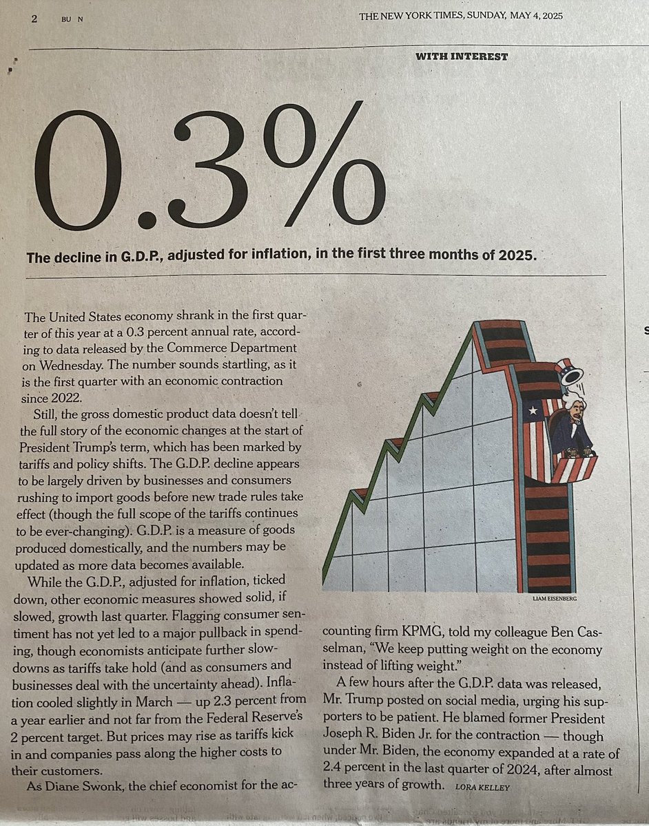 Lora Kelley (@loracorkelley) on Twitter photo got to write a bit about the GDPâand what the number does/doesnât reveal about the wider economyâfor the <a href="/nytimes/">The New York Times</a> Sunday Biz section this weekend! with interest, indeed! got to write a bit about the GDPâand what the number does/doesnât reveal about the wider economyâfor the <a href="/nytimes/">The New York Times</a> Sunday Biz section this weekend! with interest, indeed!
