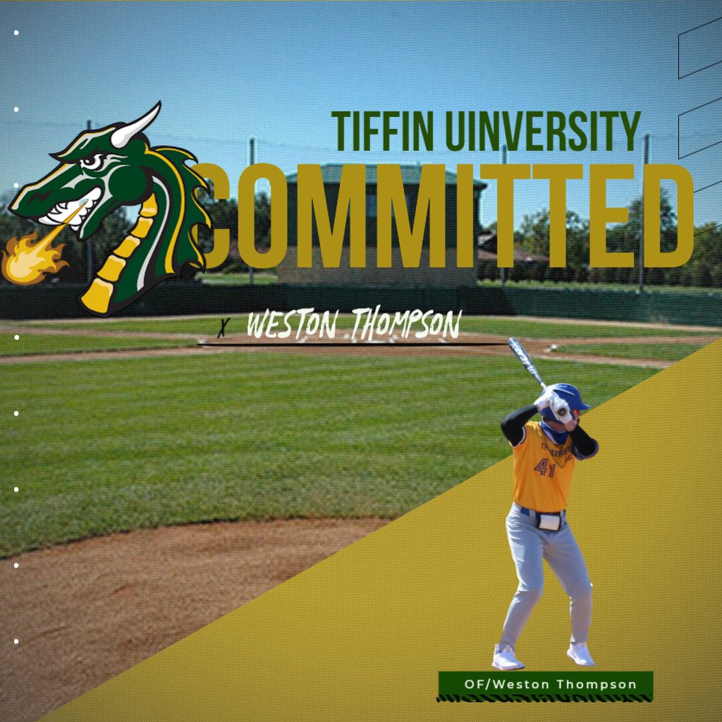 SUNY NIAGARA BASEBALL (@niagaratwolves) on Twitter photo Congratulations to Weston Thompson on Commitment to NCAA DIV 2 Tiffin University! <a href="/WestonThompso17/">Weston Thompson</a> <a href="/The_Noah_Sharp/">Noah Sharp</a> <a href="/PrepBaseballON/">Prep Baseball Ontario</a> <a href="/TUDragonsBB/">Tiffin University Baseball</a> <a href="/OntarioRoyals/">Ontario Royals Baseball</a> Congratulations to Weston Thompson on Commitment to NCAA DIV 2 Tiffin University! <a href="/WestonThompso17/">Weston Thompson</a> <a href="/The_Noah_Sharp/">Noah Sharp</a> <a href="/PrepBaseballON/">Prep Baseball Ontario</a> <a href="/TUDragonsBB/">Tiffin University Baseball</a> <a href="/OntarioRoyals/">Ontario Royals Baseball</a>