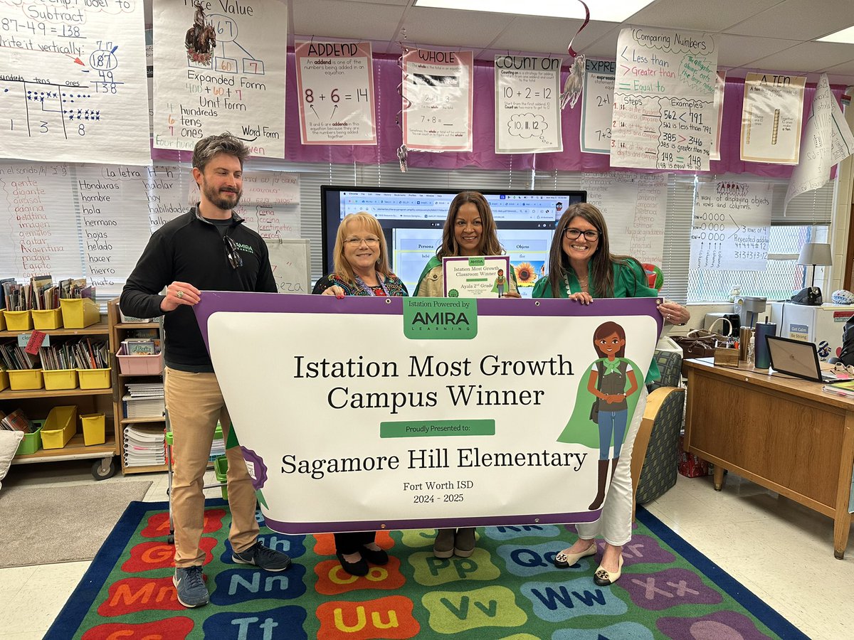 Vanessa Cuarenta-Peña (@vanessacuarenta) on Twitter photo Continuing the celebration for the highest reading growth using IStation Español! Your hard work and dedication are shining examples of biliteracy success. ¡Felicidades Area 3, Sagamore Hill! <a href="/mariearnmen/">MarieM,PhD</a> <a href="/FWISD_EBN3/">Emergent Bilingual Programs FWISD</a> Continuing the celebration for the highest reading growth using IStation Español! Your hard work and dedication are shining examples of biliteracy success. ¡Felicidades Area 3, Sagamore Hill! <a href="/mariearnmen/">MarieM,PhD</a> <a href="/FWISD_EBN3/">Emergent Bilingual Programs FWISD</a>