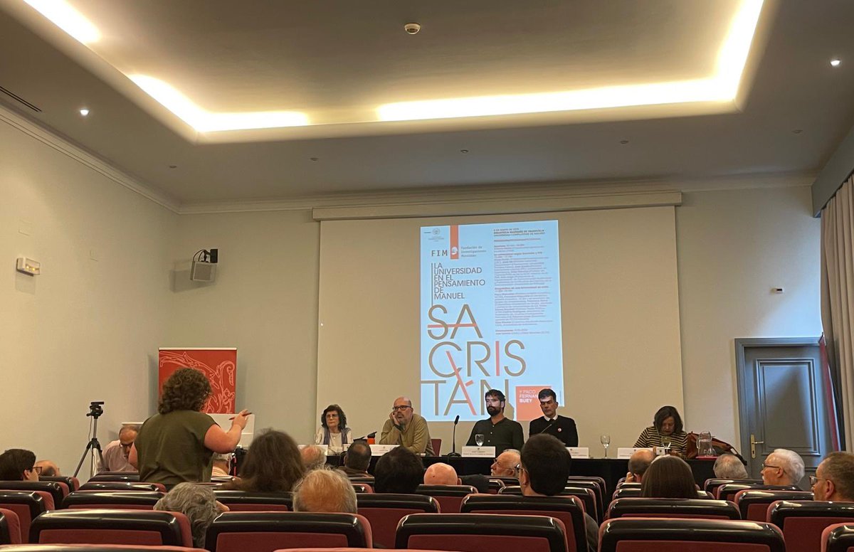 EddyIU's tweet image. 🔴Tengo el honor de participar en las jornadas “La universidad en el pensamiento de Manuel Sacristán y Francisco Fernández Buey”

🎥Podéis seguirlo en: 
👇👇👇
neuronasrojas.profesionalespcm.org/2024/12/03/jor…
