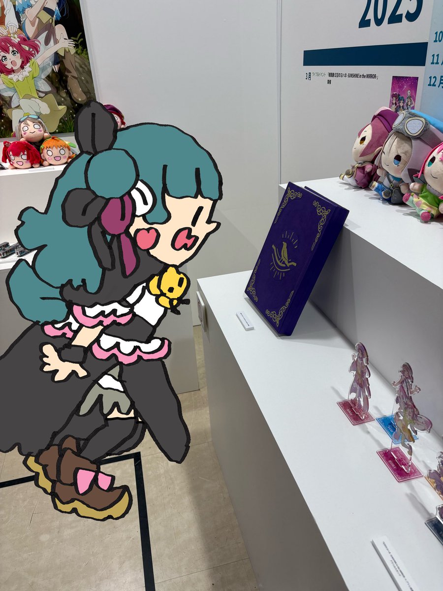 なんでここに！！！？
#Aqours9周年展覧会
#朗読劇でヨハネ