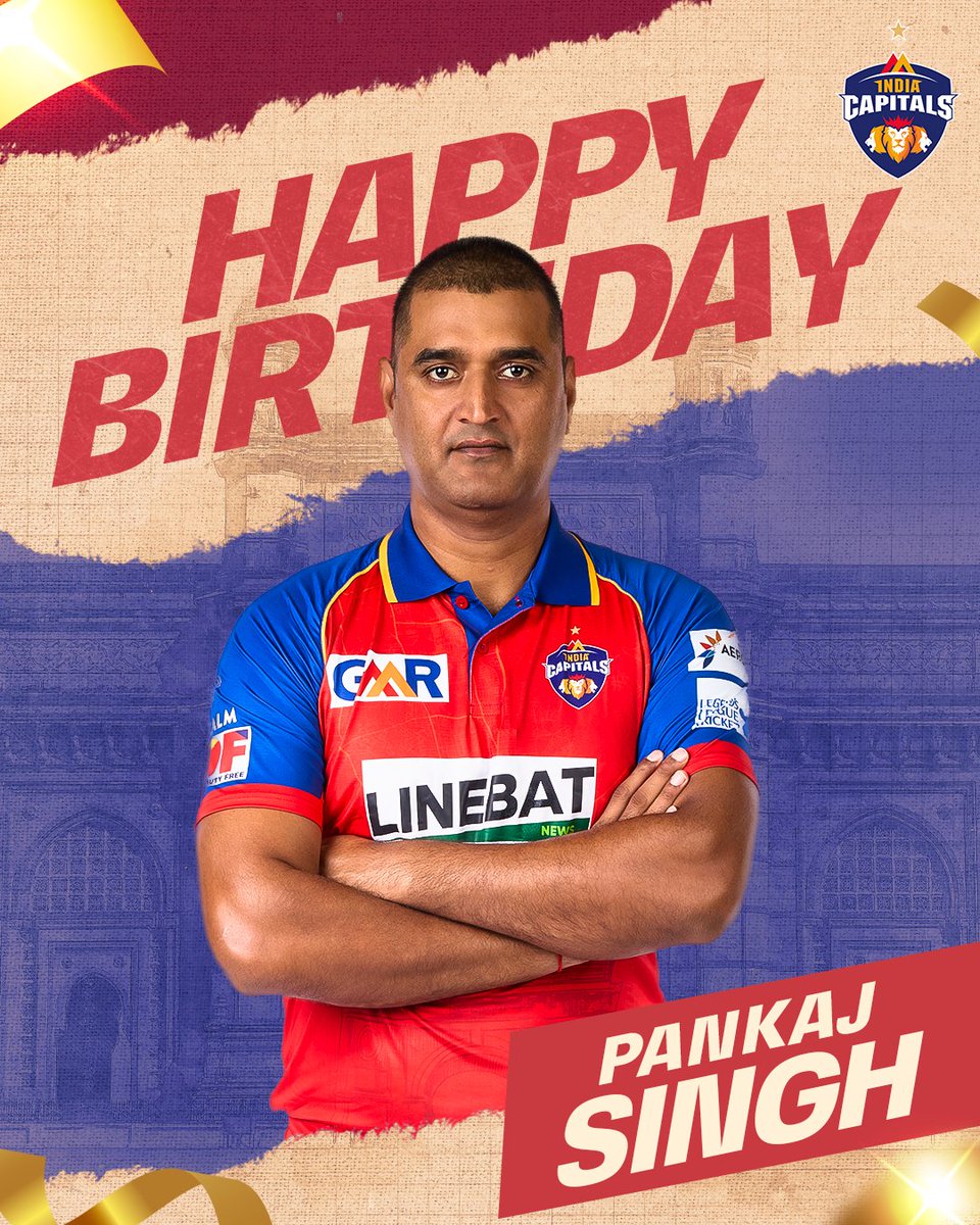Wishing a very Happy Birthday to the relentless warrior on the pitch! 👏🥳

Have a fantastic year ahead, Pankaj Singh! ❤💛

#RukengeNahi #LegendsAssemble