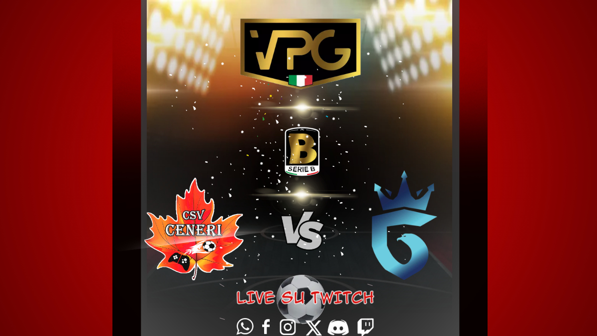 CSV Ceneri (@csv_ceneri) on Twitter photo โฝMatch Day esportโฝ
๐
| 05-05-25
๐ | <a href="/OfficialVPG/">Virtual Pro Gaming</a>
โฐ | 22:40
๐ | <a href="/GislXIX/">GisL XIX</a>
๐บ | Canale Streaming
twitch.tv/csv_ceneri
<a href="/pctransfermarkt/">๐ฎ๐น PRO CLUBS TRANSFERMARKT๐</a> <a href="/NewsProclub/">News Proclub</a> <a href="/ProClubITALIA/">ProClub ITALIA</a> <a href="/MercatoFifaPro/">๐ฎ๐น ๐ ๐ฒ๐ฟ๐ฐ๐ฎ๐๐ผ ๐ฝ๐๐๐ โ๐ฃ๐ ๐</a> <a href="/tanadelproclub/">La Tana del ProClub</a> <a href="/Tutto_ProClub/">Tutto ProClub</a> <a href="/RTAllProClub/">RETWEET ALL PROCLUB</a> <a href="/HouseOfProClub/">H๐ ๐ฆ๐ค๐ ๐๐ P๐ฃ๐ C๐๐ฆ๐</a> <a href="/pctransfermarkt/">๐ฎ๐น PRO CLUBS TRANSFERMARKT๐</a> <a href="/VPGItaly/">VPG Italy ๐ฎ๐น</a> โฝMatch Day esportโฝ
๐
| 05-05-25
๐ | <a href="/OfficialVPG/">Virtual Pro Gaming</a>
โฐ | 22:40
๐ | <a href="/GislXIX/">GisL XIX</a>
๐บ | Canale Streaming
twitch.tv/csv_ceneri
<a href="/pctransfermarkt/">๐ฎ๐น PRO CLUBS TRANSFERMARKT๐</a> <a href="/NewsProclub/">News Proclub</a> <a href="/ProClubITALIA/">ProClub ITALIA</a> <a href="/MercatoFifaPro/">๐ฎ๐น ๐ ๐ฒ๐ฟ๐ฐ๐ฎ๐๐ผ ๐ฝ๐๐๐ โ๐ฃ๐ ๐</a> <a href="/tanadelproclub/">La Tana del ProClub</a> <a href="/Tutto_ProClub/">Tutto ProClub</a> <a href="/RTAllProClub/">RETWEET ALL PROCLUB</a> <a href="/HouseOfProClub/">H๐ ๐ฆ๐ค๐ ๐๐ P๐ฃ๐ C๐๐ฆ๐</a> <a href="/pctransfermarkt/">๐ฎ๐น PRO CLUBS TRANSFERMARKT๐</a> <a href="/VPGItaly/">VPG Italy ๐ฎ๐น</a>