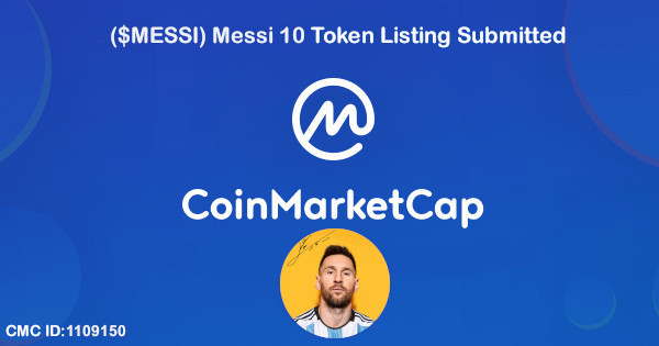 messi10token's tweet photo. $MESSI to the MOON 🚀🚀🚀
CMC listing submitted - ID: 1109150
Dexscan link: https://t.co/TOn1fvAqBy

#CoinMarketCap #Messi10Token #Messi #Solana #1000x #GOAT #Crypto #Bitcoin #Blockchain #Altcoin #ETH #NFT #Raydium #DeFi #memecoin #BullRun #Web3 #CryptoNews #HODL https://t.co/6KvIxFodjp