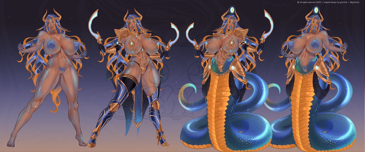 Character design "Matriarch Yuan-ti"💚