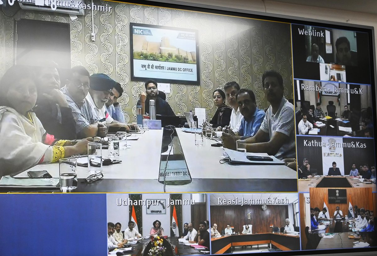 Divisional Commissioner Jammu (@divcomjammu) on Twitter photo Divisional Commissioner Jammu <a href="/Rameshkumarias/">Ramesh Kummar</a> chaired a meeting to review the development plan for augmentation of civic amenities and renovation works for smooth conduct of Shri Amarnathji Yatra 2025 enroute Jammu division. Divisional Commissioner Jammu <a href="/Rameshkumarias/">Ramesh Kummar</a> chaired a meeting to review the development plan for augmentation of civic amenities and renovation works for smooth conduct of Shri Amarnathji Yatra 2025 enroute Jammu division.