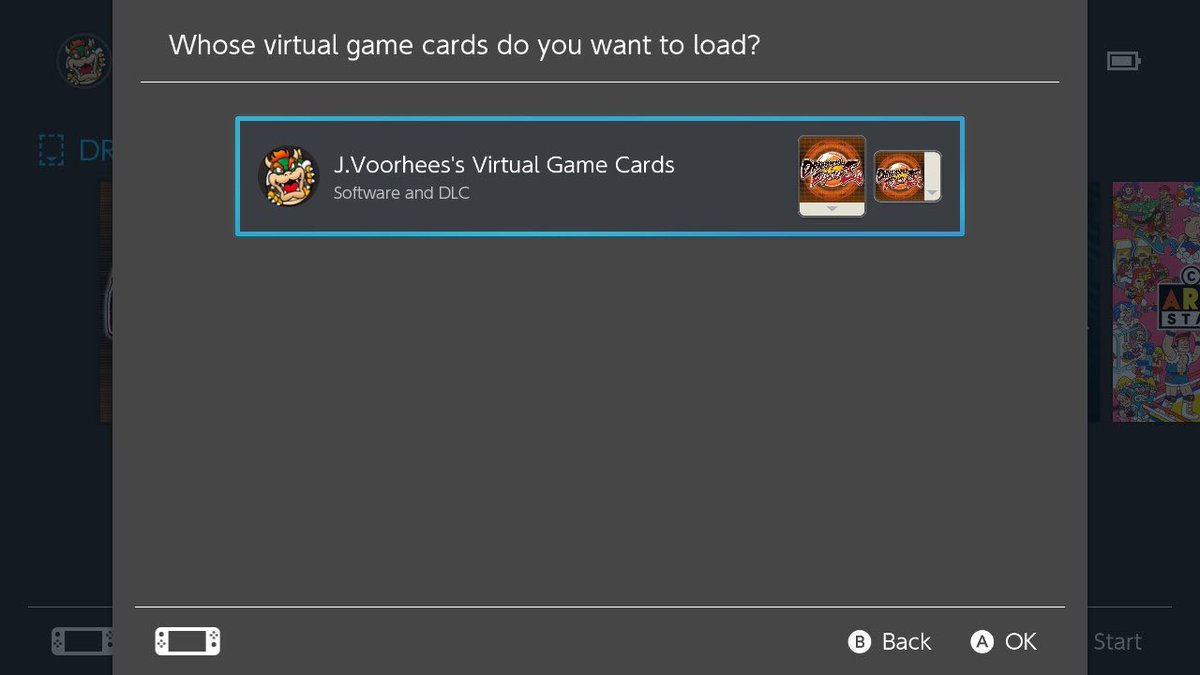 danielgodfrey's tweet photo. Nintendo Switch Virtual Game Cards are unnecessarily complicated. 

Like a lot of people I own a Switch and a Switch Lite. 

Before the recent OS update I could just play on one system and pick up on the other without this extra step of, “loading the virtual game card and ejecting from the other system.”

Now I have to go through this step for every game I own. 

I imagine this will be even more irritating when I get a Switch 2.