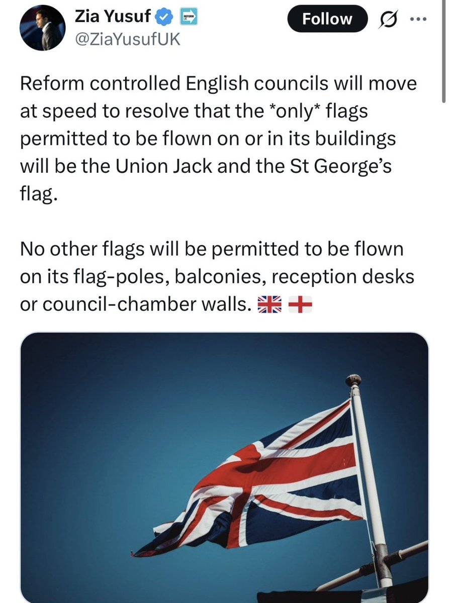 So you can have pride in your country but not your county?