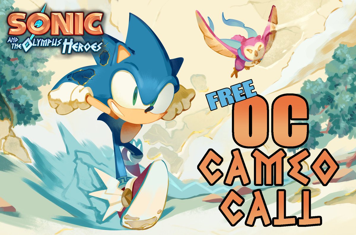 Want your OC in Sonic &amp; The Olympus Heroes? :&gt;
We’re casting background cameos for Odysseus’ crew for a short scene!

To enter:
- Follow this account
- Share this post
- Show us your OC in comment
- Add your name to credit

We’ll pick those who fit best. Thank you and good luck!