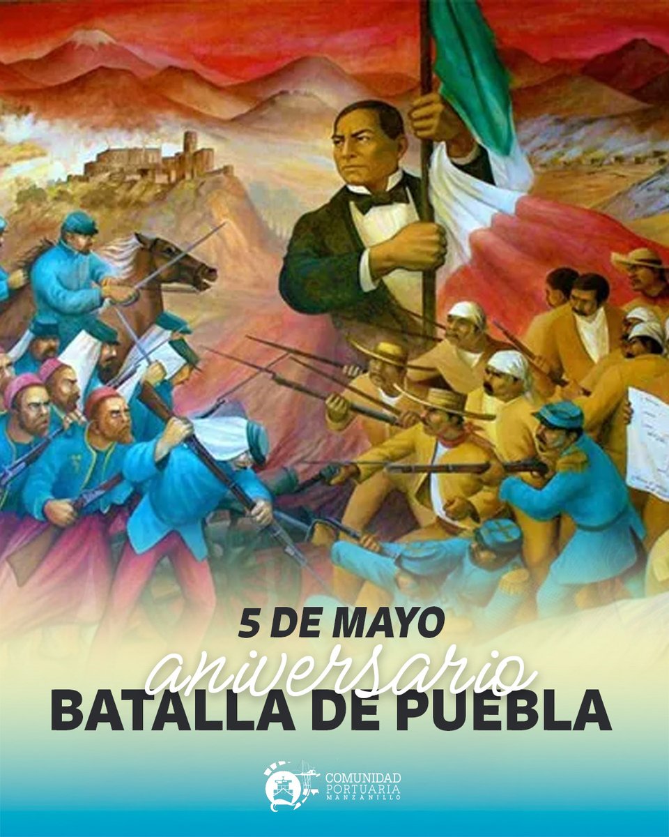 ¡Hoy conmemoramos con orgullo el aniversario de la Batalla de Puebla! Un recordatorio de la valentía y la defensa de nuestra soberanía. ¡Viva México! 🇲🇽 #BatallaDePuebla #5DeMayo #México