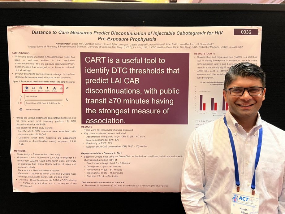 The 2024 #DKS Fellows showcased their innovative work in HIV prevention and care at #ACTHIV2025 this weekend. 👏 Thanks to everyone who stopped by their poster sessions to learn more and show support! #HIVPrevention #PrEP #PublicHealth