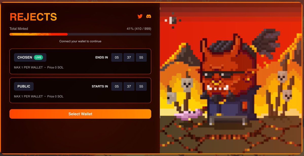 RabatinNorbert's tweet image. Everyone be careful of this people... 

This REJECTS FREE MINT its a scam!!! Dont ever try to mint from their "official site", as they will drain everything you have in your wallet!They will just ROB your $SOL and all NFT!!  Please everyone , share this to others!
@Rejects_SOL