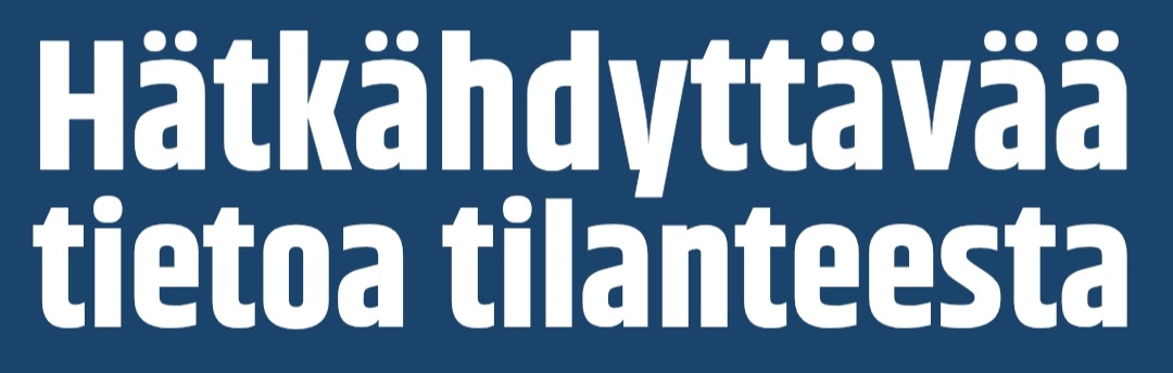 Nyt on tilanteesta tarjolla hätkähdyttävää tietoa ☝️