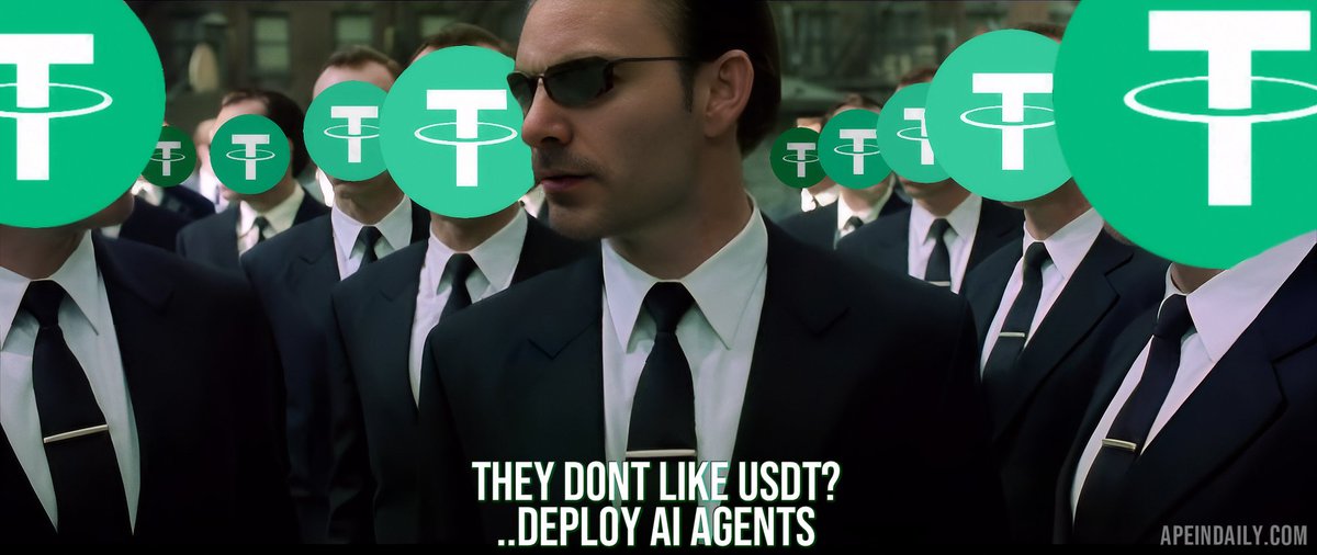 apeindaily's tweet photo. DEPLOY AI AGENT ON MICA LAND
#TetherAI

$USDT @paoloardoino https://t.co/WuvDd8jH8J
