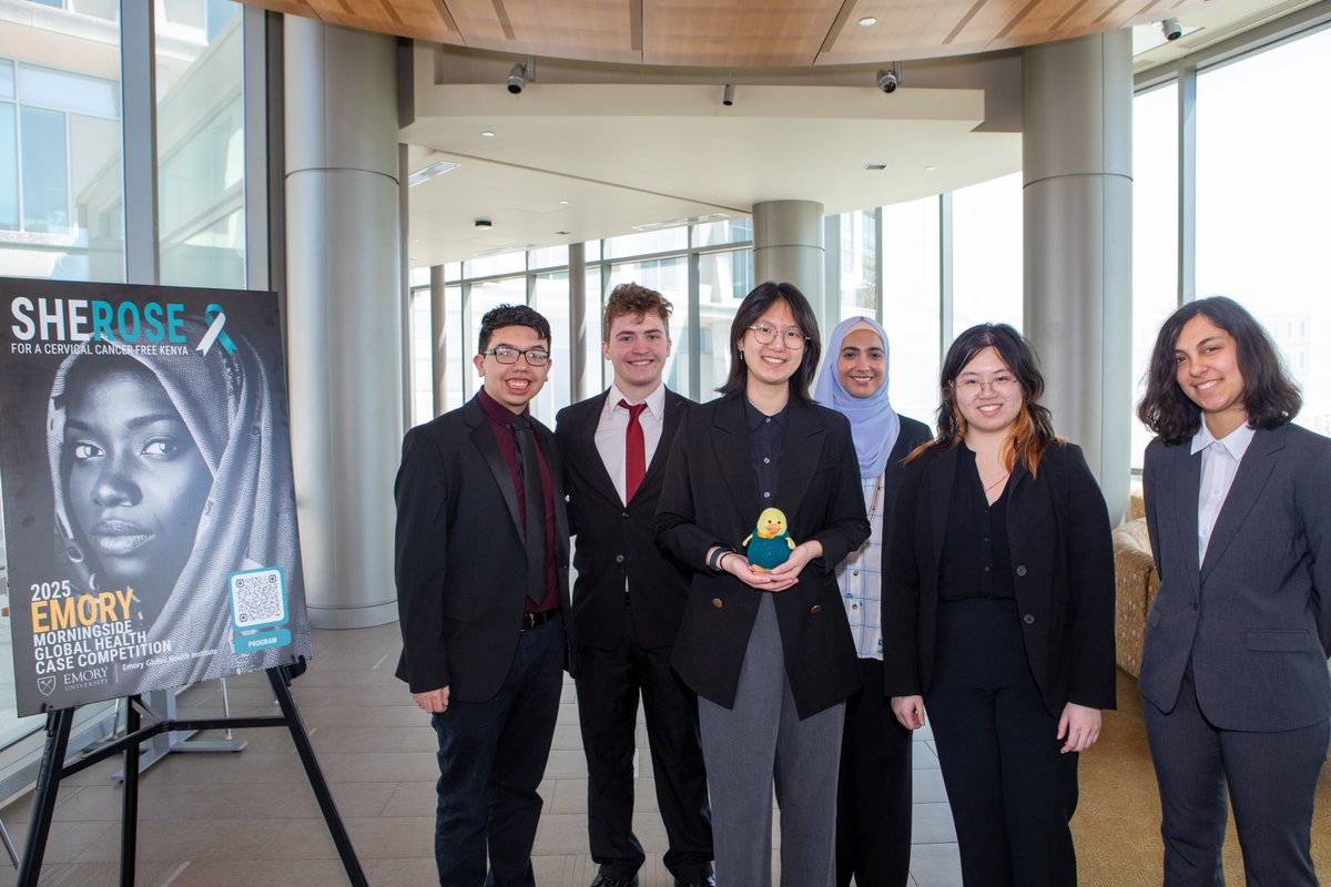 This year's winning team in the Global Health Case Competition recently competed in the International Case Competition at Emory University. Congrats to the team members on an awesome showing and for putting in so much work over these past months.