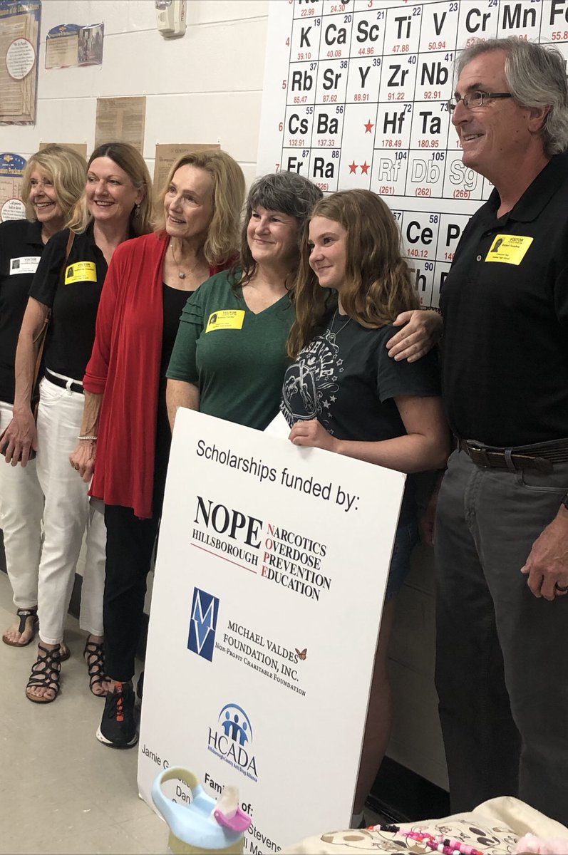 Theile Teghan is the recipient of a $1000 Scholarship presented by the NOPE foundation! We surprised her in class today! Congratulations to Theile! <a href="/VanAyresHCPS/">Van Ayres</a>