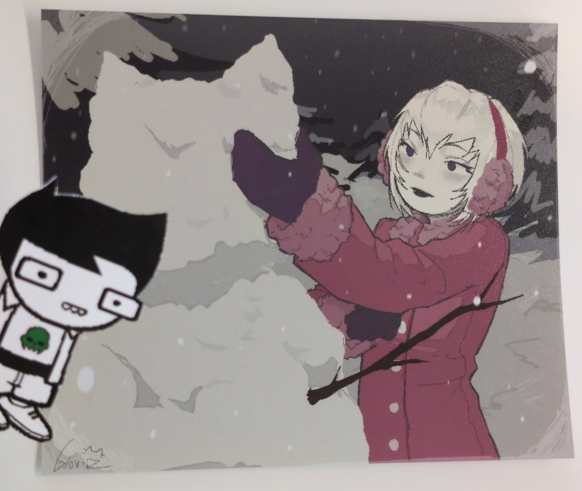 gloviiz's tweet image. 🩷 HOMESTUCK ART PRINTS PREORDER IS NOW AVAILABLE! 🩷
+one free paper jake english per print
Read all of the descriptions please!!!!
The preorder closes on may 12th. More information in the form! 🫶
THE FORM FOR PREORDER:
docs.google.com/forms/d/e/1FAI…
#homestuck