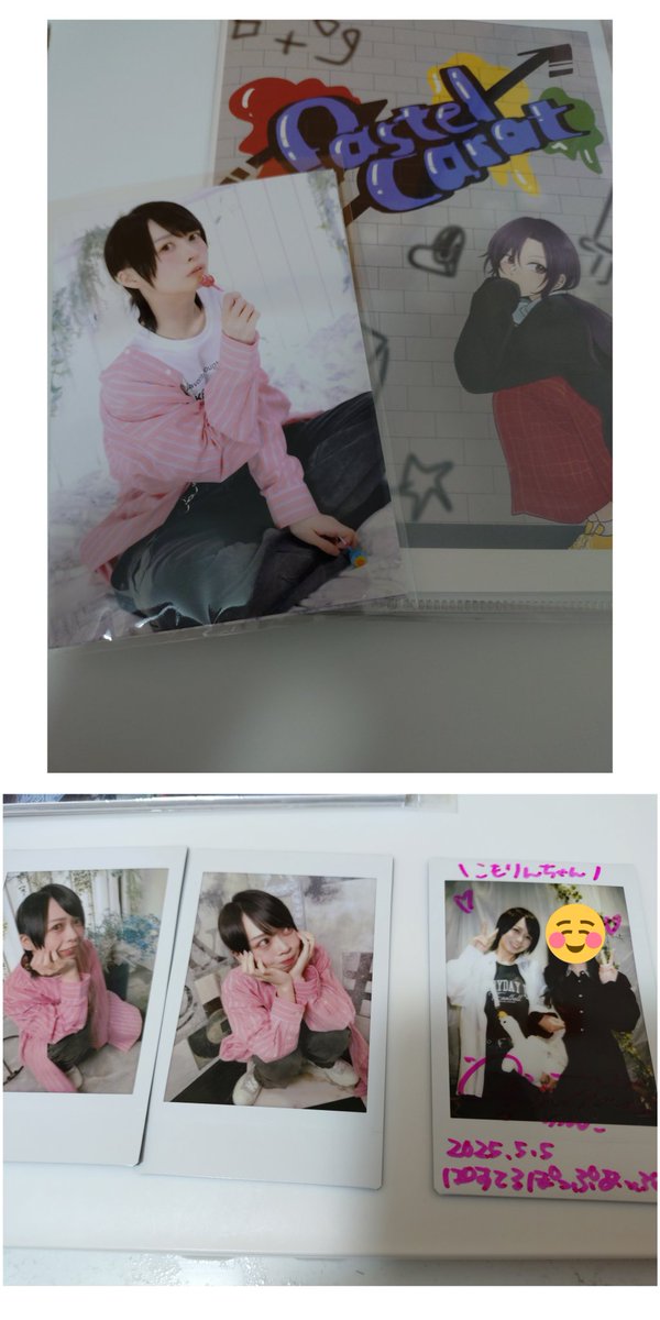 komorinxame's tweet image. 推し活報告ー！
#ぱすてるポップアップショップ 行ってきた✌️
今日もあやめちゃんオタクしてきましたｸﾞﾍﾍ🤤←
行く時間遅くなっちゃったから #RELATION のあやめちゃん売り切れかもと思ったけどまだあってよかった🥹✨かんさいえんそくも！
チェキもブロマイドも良きー🫶
いつも通りの長文ALTも✌️