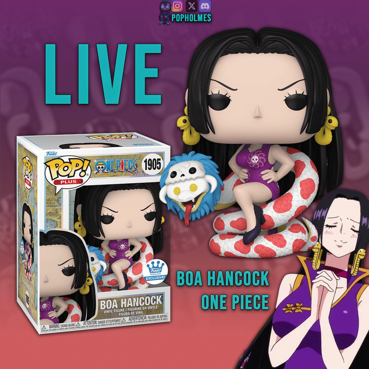 pop_holmes's tweet photo. Funko shop exclusive Boa Hancock is now live #ad https://t.co/4VieDwD2CS
Europe
https://t.co/L6tcyeBlNq
#onepiece #luffy #boahancock #popholmes #funkopop #vinylfigure #funkopopvinyl #funkopopnews #funkoaddict #funkoig #funkogram #funkofunatic #funkocollector #toys #actionfigures #toysstagram #funkopops #funkomania #funkofamily #originalfunko #funkovinyl