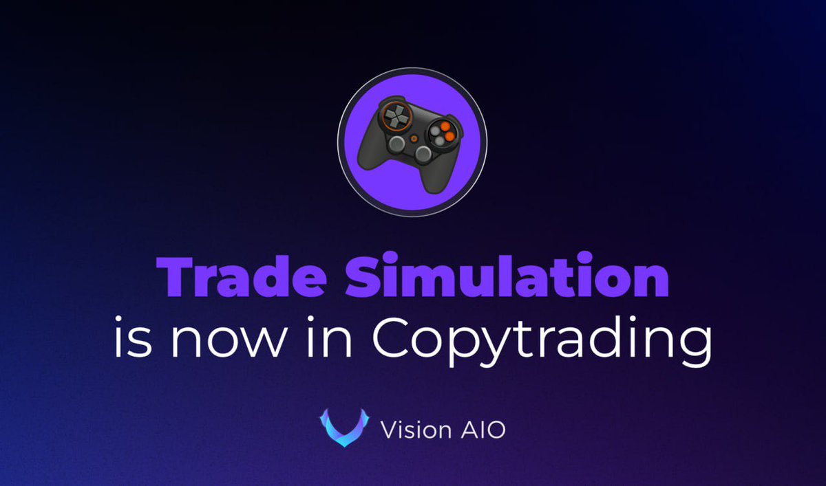 Vision AIO (@vision_aio) on Twitter photo Genwealth on Copytrade? How?πΎ
Just know WHICH trades to copy, and do it with a flawless strategy.
Sounds simple, but reality is...
It can cost you dozens of SOL, months of straight failure and there is no guarantee it'd work...
Guess what? π€
You can avoid this with the Genwealth on Copytrade? How?πΎ
Just know WHICH trades to copy, and do it with a flawless strategy.
Sounds simple, but reality is...
It can cost you dozens of SOL, months of straight failure and there is no guarantee it'd work...
Guess what? π€
You can avoid this with the
