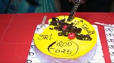 AnjaliLearn's tweet photo. Karnataka Parents Cut Cake For Son Who Failed In Class10, Abhishek Cholachagudda, 17, a student of #Bagalkot, #Karnataka’s Basaveshwar English Medium School, secured 200 out of 600 on his Class 10 board exams, failing all six subjects.
#FailCake #AbhishekCholachagudda #Result #FailStudentCake #class10results