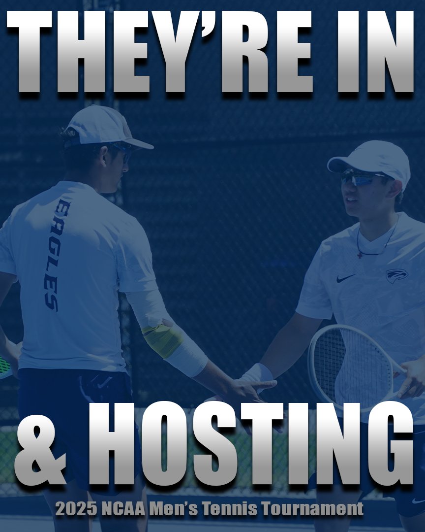 𝐓𝐢𝐜𝐤𝐞𝐭 𝐏𝐮𝐧𝐜𝐡𝐞𝐝 🎟️👊

Men's Tennis is returning to the NCAA Tournament and will be hosting the first three rounds here in Atlanta! The Eagles will face the winner of Averett and Asbury in the second round after receiving a first round bye.

#FlyHigher