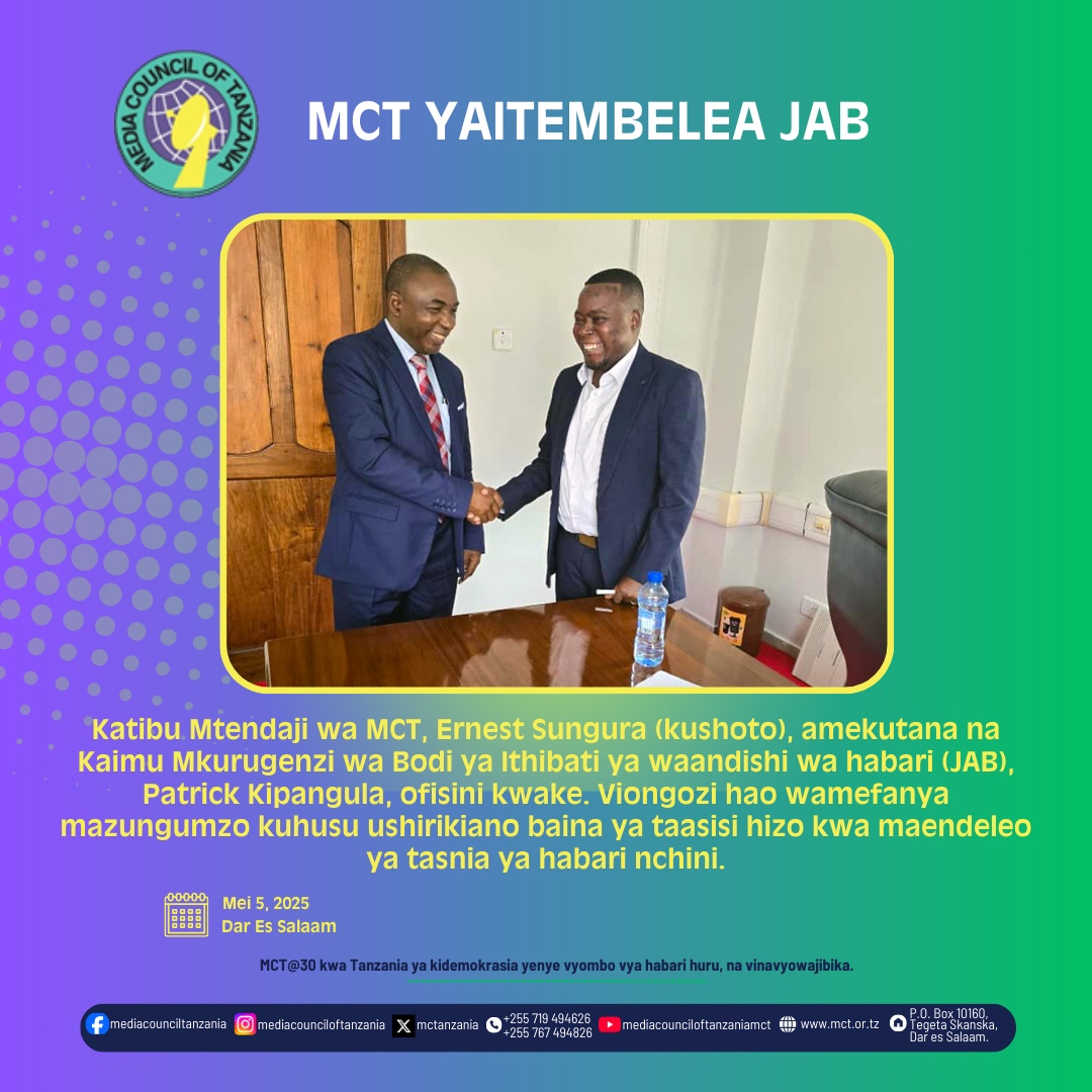 Media Council (@mctanzania) on Twitter photo 
