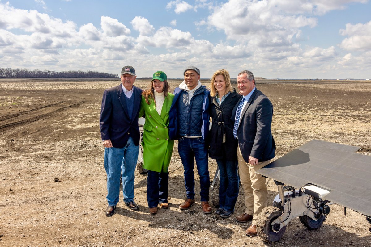 Aigen (@aigenio) on Twitter photo Honored to join the #agtech demo at <a href="/TheGrandFarm/">Grand Farm</a> in North Dakota last week, where we showcased Aigen’s autonomous farming technology alongside U.S. Secretary of Agriculture <a href="/SecRollins/">Secretary Brooke Rollins</a>.
Demonstrating ag innovation that keeps growers at the center.
#autonomousfarming #robotics Honored to join the #agtech demo at <a href="/TheGrandFarm/">Grand Farm</a> in North Dakota last week, where we showcased Aigen’s autonomous farming technology alongside U.S. Secretary of Agriculture <a href="/SecRollins/">Secretary Brooke Rollins</a>.
Demonstrating ag innovation that keeps growers at the center.
#autonomousfarming #robotics